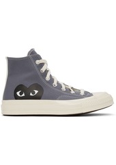 COMME des GARÇONS PLAY Grey Converse Edition Half Heart Chuck 70 Sneakers