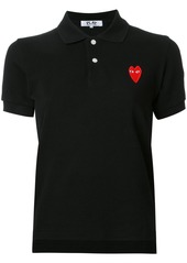 Comme des Garçons heart logo polo shirt