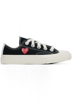 COMME des GARÇONS PLAY Kids Black Converse Edition Chuck 70 OG Single Heart Low Top Sneakers