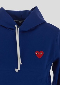 Comme Des Garçons Play Logo Embroidery Hoodie