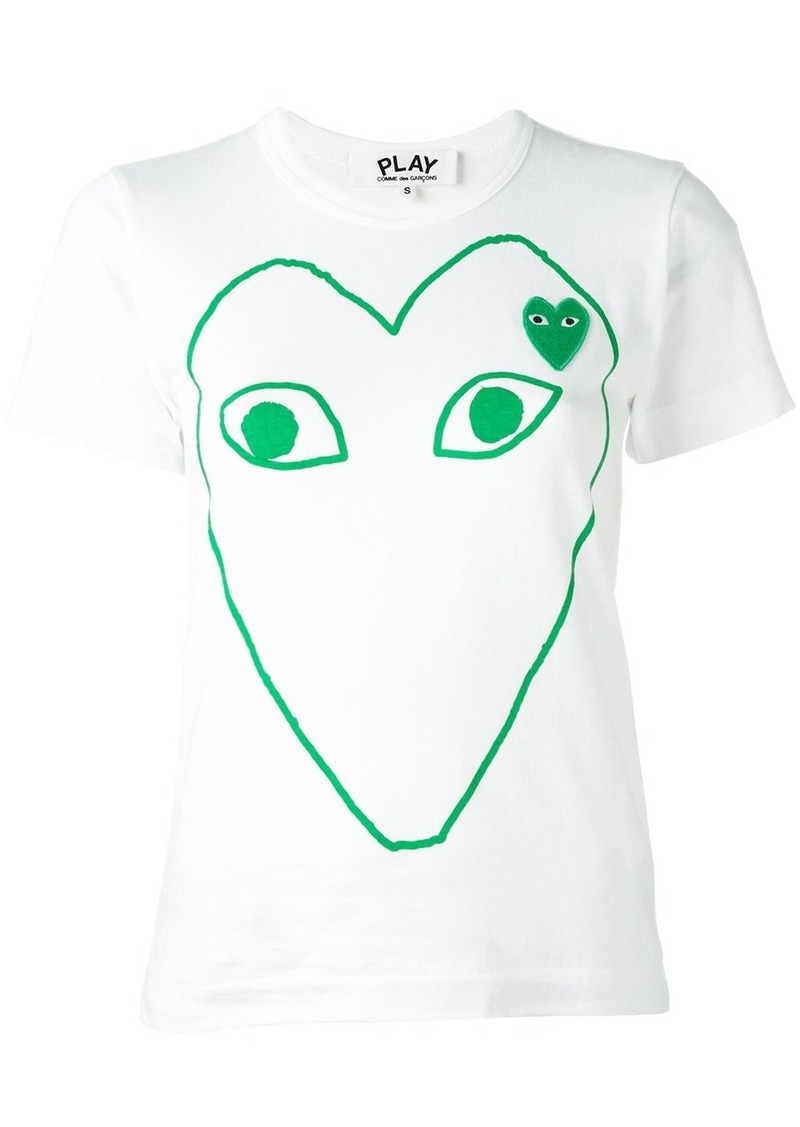Comme des Garçons logo outline print T-shirt