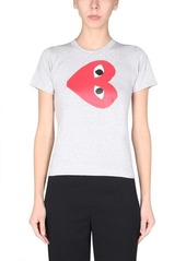 COMME DES GARÇONS PLAY LOGO PRINT T-SHIRT