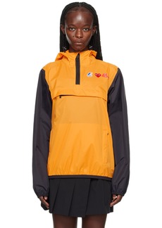 COMME des GARÇONS PLAY Orange & Black K-Way Edition Jacket