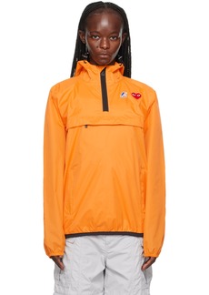 COMME des GARÇONS PLAY Orange K-Way Edition Leon Jacket