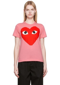 COMME des GARÇONS PLAY Pink Big Heart T-Shirt