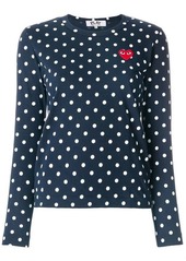 COMME DES GARÇONS PLAY PLAY POLKA JERSEY CLOTHING