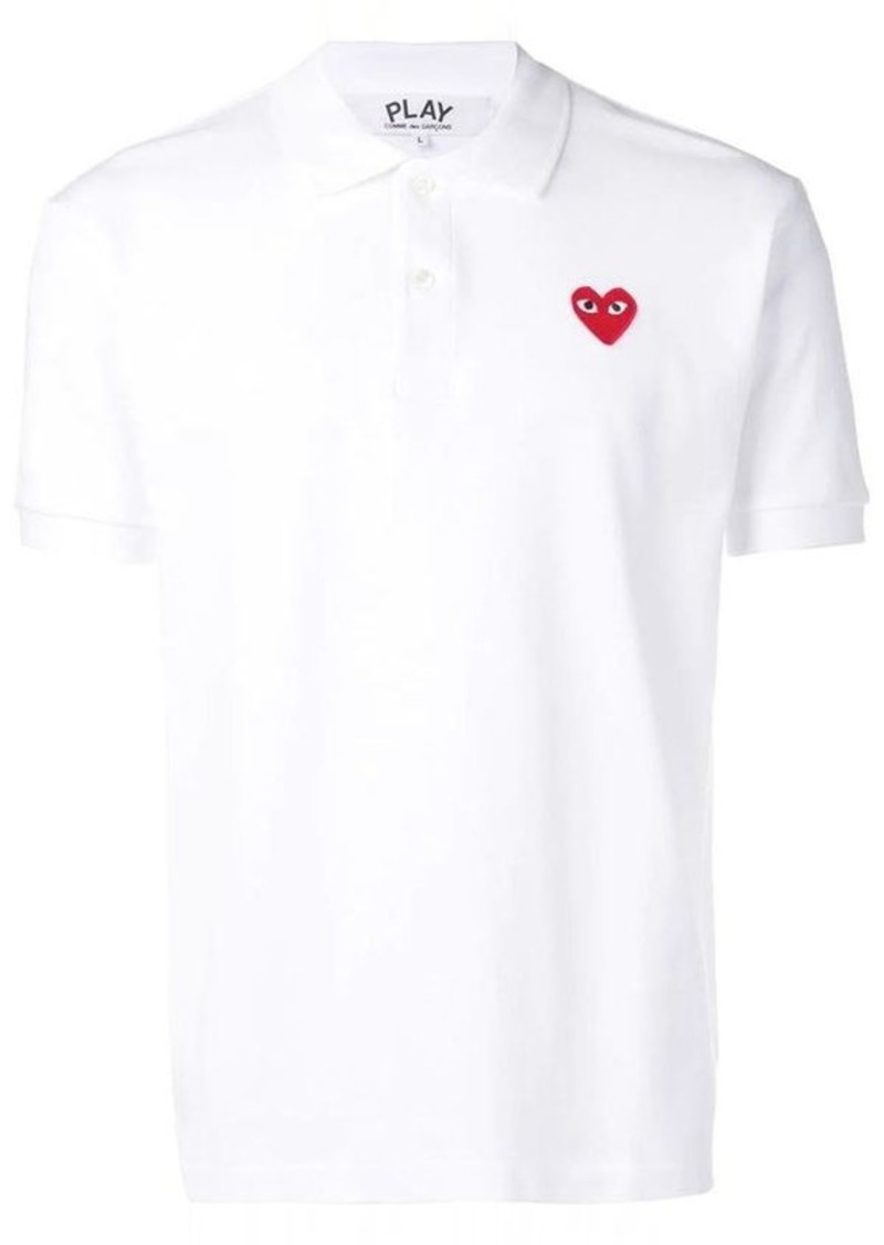 COMME DES GARÇONS PLAY POLO SHIRT WITH EMBROIDERY