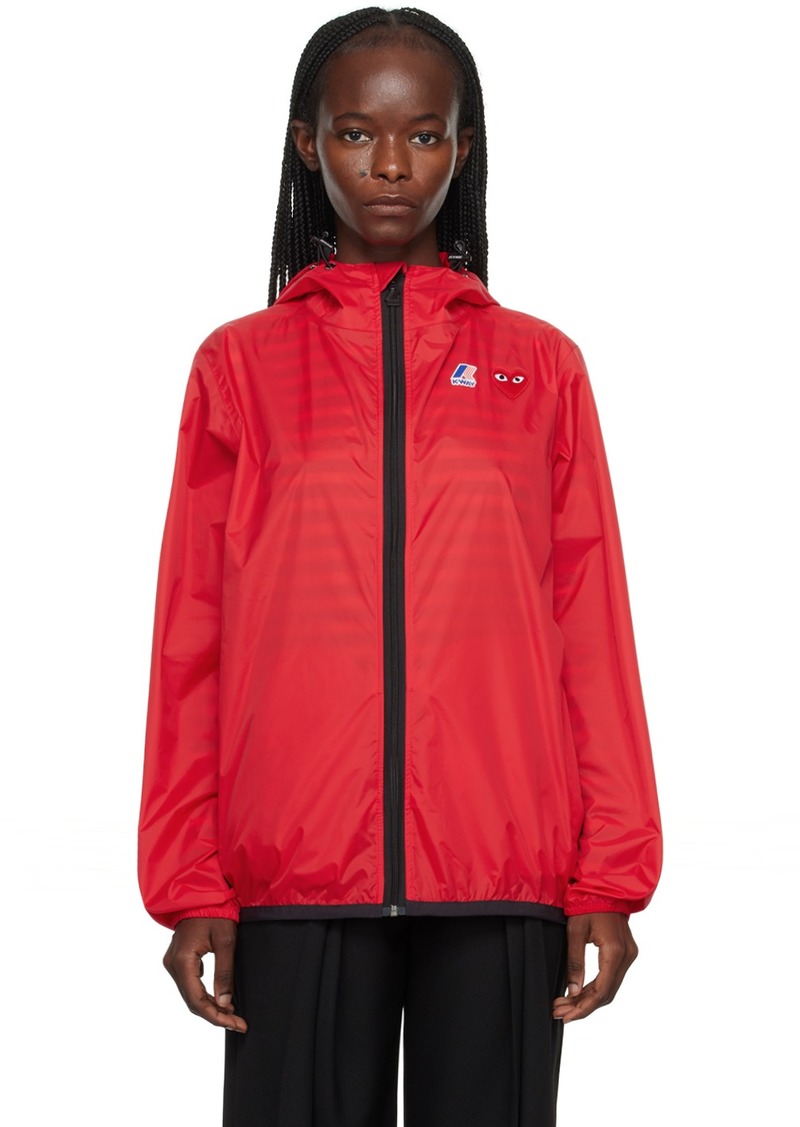 COMME des GARÇONS PLAY Red K-Way Edition Rain Jacket