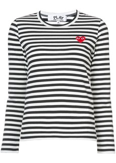 Comme des Garçons striped long sleeved T-shirt