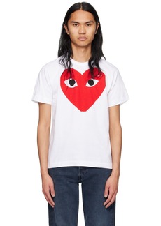 COMME des GARÇONS PLAY White Big Heart T-Shirt