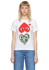 COMME des GARÇONS PLAY White Cotton T-Shirt