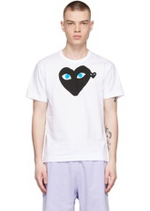 COMME des GARÇONS PLAY White Cotton T-Shirt