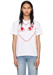 COMME des GARÇONS PLAY White Heart T-Shirt