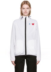 COMME des GARÇONS PLAY White K-Way Edition Nylon Jacket