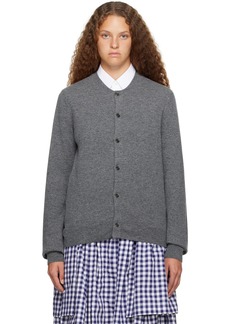 Comme des Garçons Shirt Gray Crewneck Cardigan