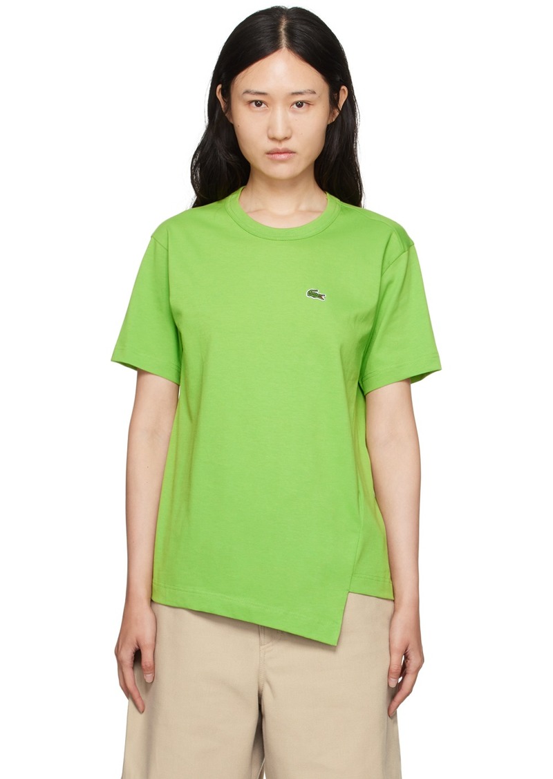 Comme des Garçons Shirt Green Lacoste Edition T-Shirt
