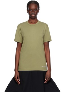 Comme des Garçons Shirt Khaki Printed T-Shirt