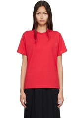 Comme des Garçons Shirt Red Printed T-Shirt
