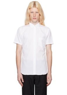 Comme des Garçons Shirt White Buttoned Shirt
