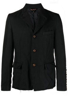 COMME DES GARÇONS Twill single-breasted jacket