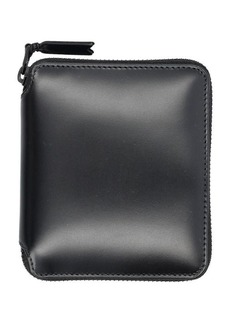 COMME DES GARÇONS Very black vertical zip around wallet