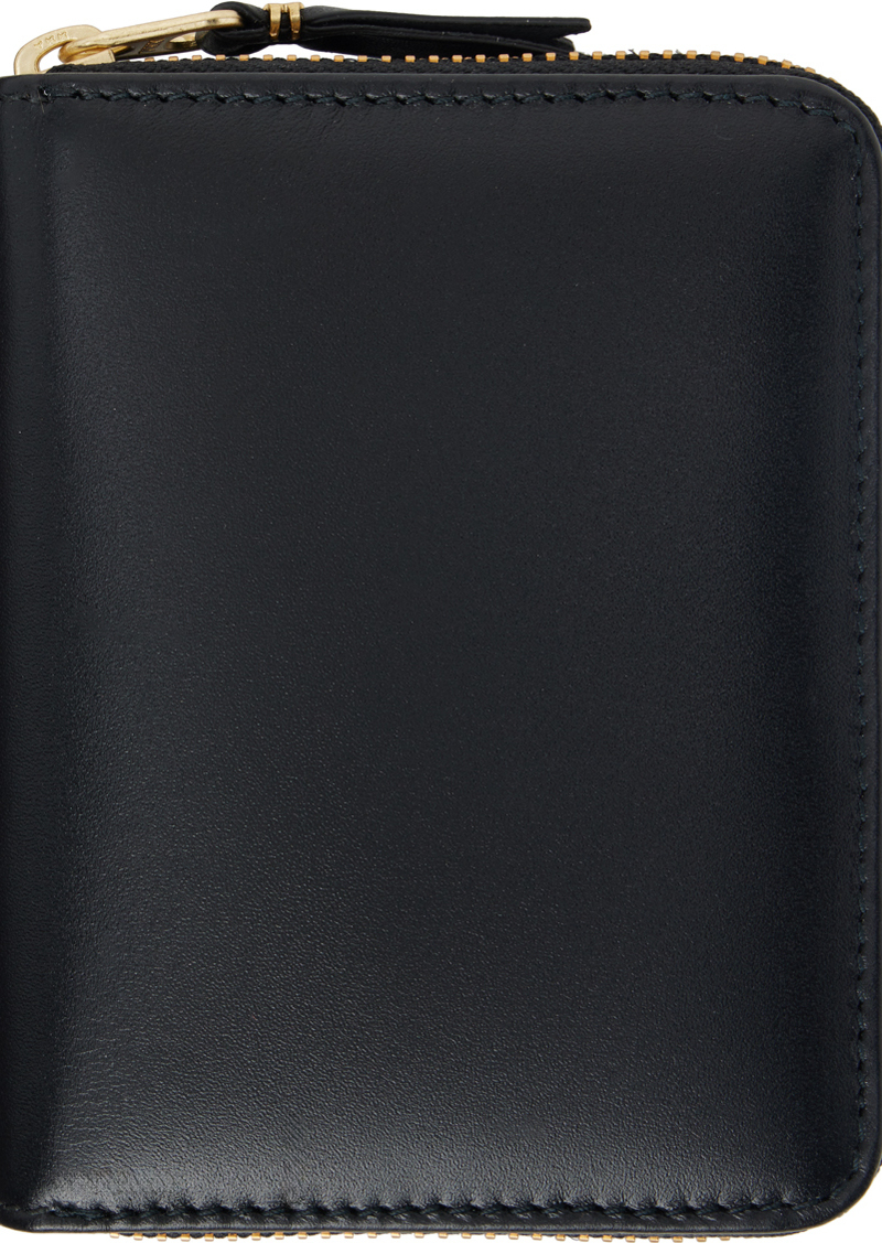 COMME des GARÇONS WALLETS Black Classic Zip Card Holder