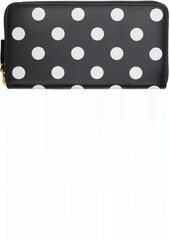 COMME des GARÇONS WALLETS Black Dots Zip Wallet