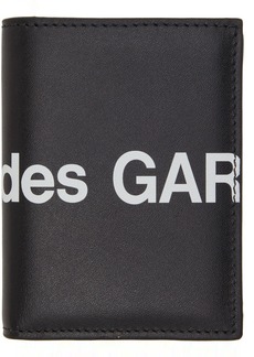 COMME des GARÇONS WALLETS Black Huge Logo Card Holder