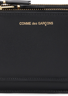COMME des GARÇONS WALLETS Black Small Outside Pocket Pouch