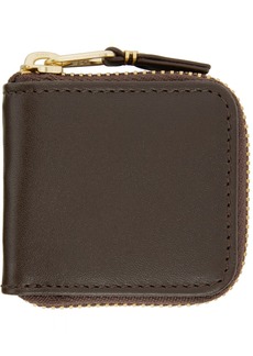 COMME des GARÇONS WALLETS Brown Classic Leather Coin Pouch