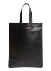 Comme des Garçons Wallets Line B Logo Leather Tote