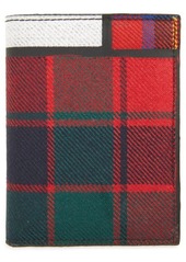 Comme des Garçons Wallets Patchwork Tartan Bifold Wallet