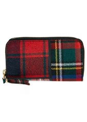 Comme des Garçons Wallets Patchwork Tartan Zip Wallet