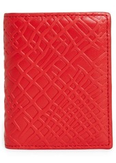 Comme des Garçons Wallets Roots Embossed Leather Bifold Wallet