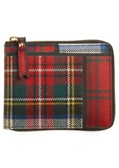 Comme des Garçons Wallets Tartan Patchwork Wool Wallet