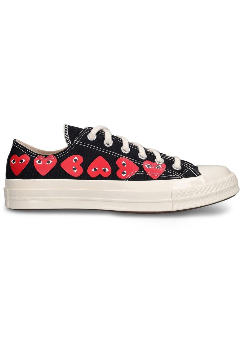 Comme des Garçons Converse Canvas Low Top Sneakers