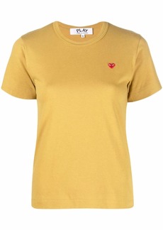 Comme des Garçons cotton embroidered-logo T-shirt