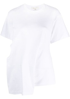 Comme des Garçons deconstructed short-sleeve cotton T-shirt