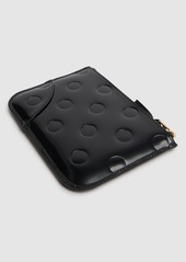 Comme des Garçons Dot Embossed Leather Wallet