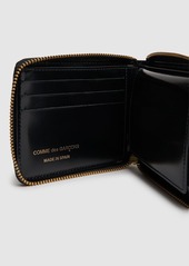 Comme des Garçons Dot Embossed Leather Zip Wallet