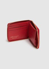 Comme des Garçons Dot Printed Leather Zip Around Wallet