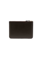 Comme des Garçons double-compartment leather wallet