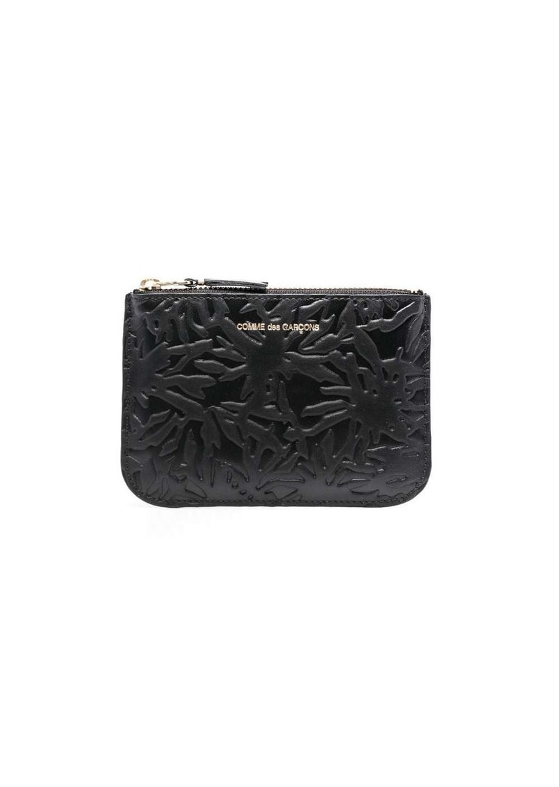 Comme des Garçons embossed leather wallet