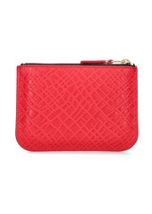 Comme des Garçons Embossed Roots Zip Wallet