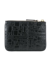 Comme des Garçons embossed leather purse