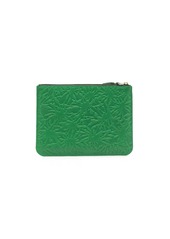 Comme des Garçons embossed zip-up wallet