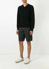 Comme des Garçons embroidered heart patch sweatshirt