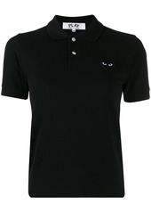 Comme des Garçons embroidered heart polo shirt