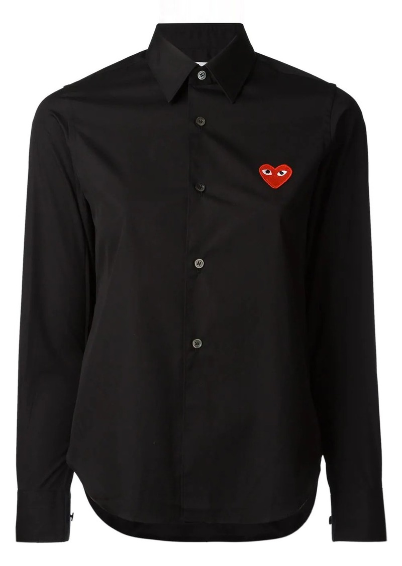 Comme des Garçons embroidered heart shirt