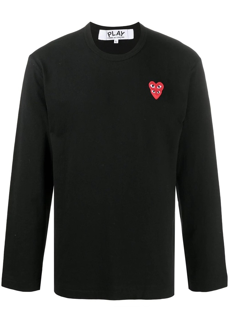 Comme des Garçons embroidered Two Heart T-shirt